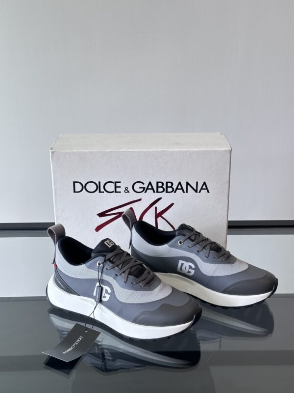 Dolce & Gabbana Cowhide Breathable Fabric Casual Sports Shoes