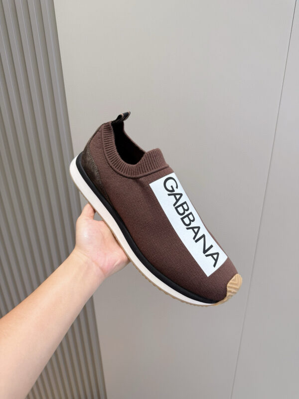 Dolce & Gabbana Cushion Fly Knitted Yarn Material Casual Sports Shoes - Image 6