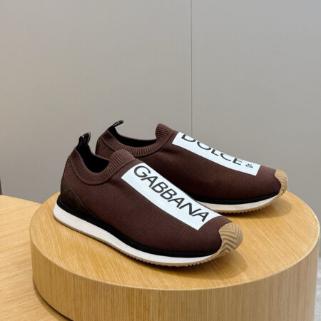 Dolce & Gabbana Cushion Fly Knitted Yarn Material Casual Sports Shoes