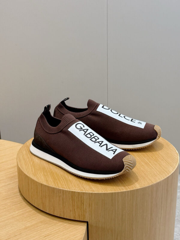 Dolce & Gabbana Cushion Fly Knitted Yarn Material Casual Sports Shoes