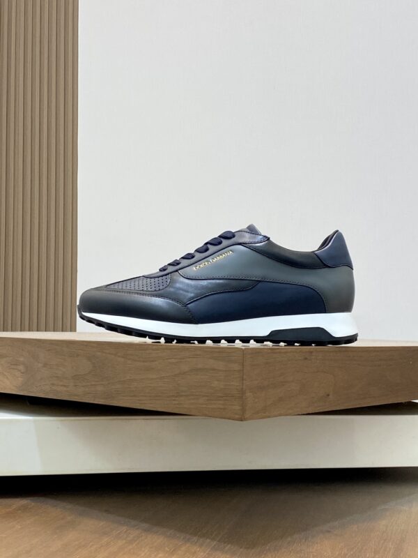 Dolce & Gabbana Men's Cowhide Leather Casual Sport Shoes - Image 3