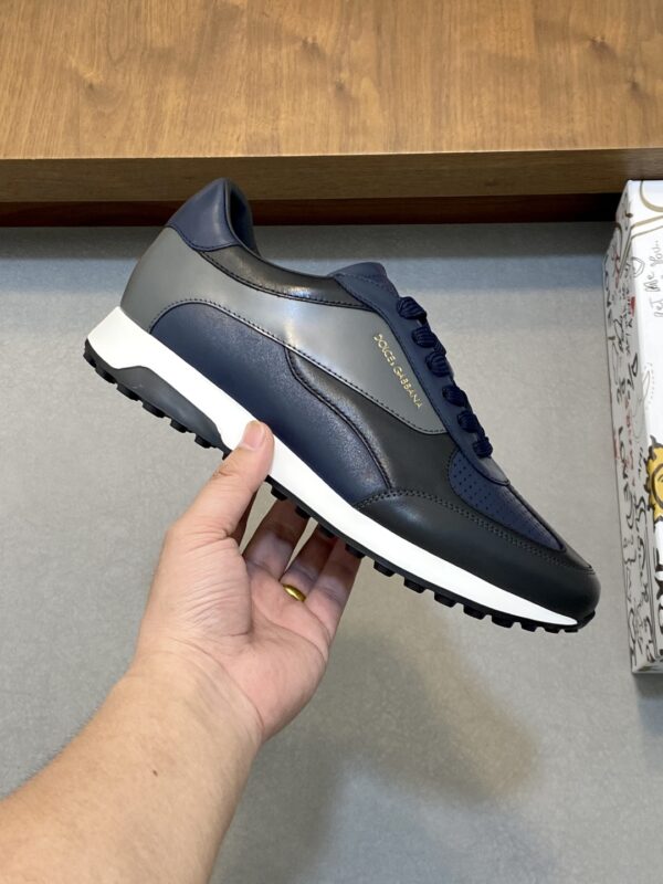 Dolce & Gabbana Men's Cowhide Leather Casual Sport Shoes - Image 4