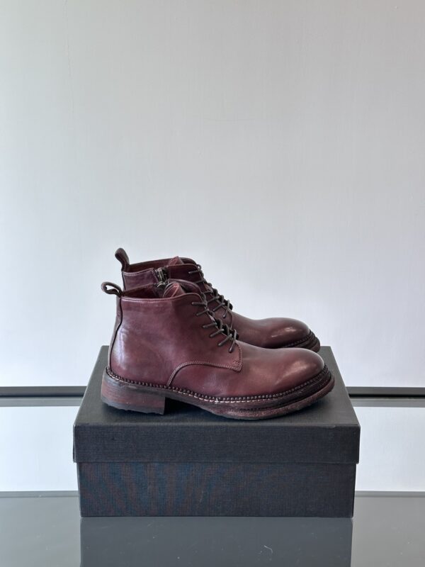 Dolce & Gabbana Heavy Industry Water Washed Horse Leather Shoes - Image 2