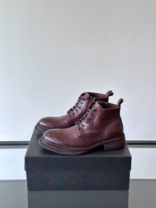 Dolce & Gabbana Heavy Industry Water Washed Horse Leather Shoes - Image 4