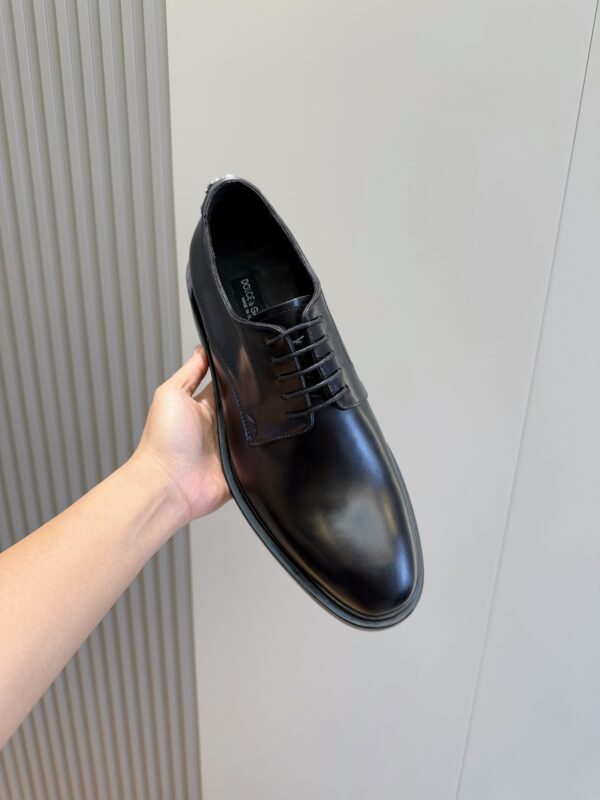 Dolce & Gabbana Michelangelo Series Cowhide Leather Derby Shoes - Image 5