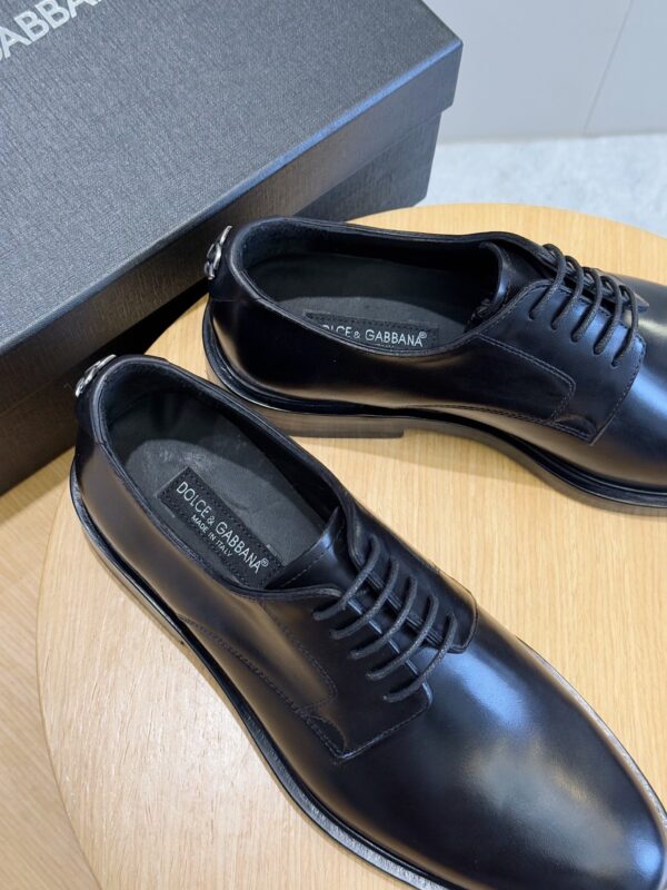 Dolce & Gabbana Michelangelo Series Cowhide Leather Derby Shoes - Image 8