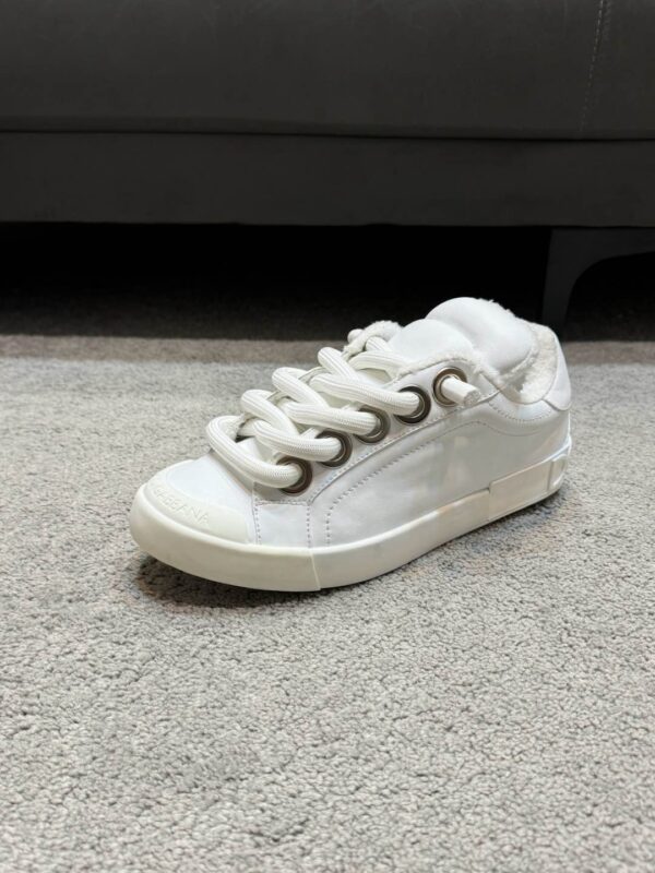 Dolce & Gabbana Portofino New White Sneakers Sports Shoes - Image 4