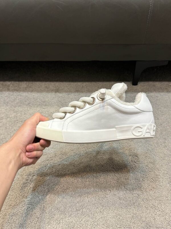 Dolce & Gabbana Portofino New White Sneakers Sports Shoes - Image 6
