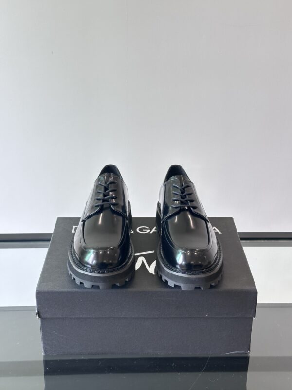 Dolce & Gabbana Men's Thick Soled Lace Up Formal Shoes - Image 3