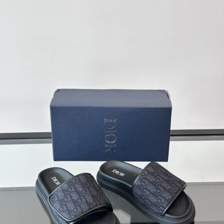 Christian Dior High End Men's Summer Denim Slippers