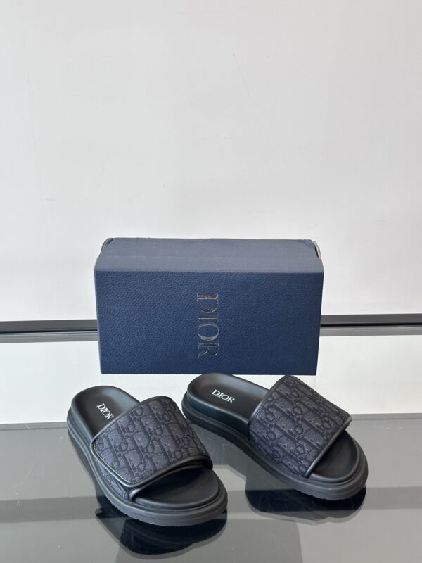 Christian Dior High End Men's Summer Denim Slippers