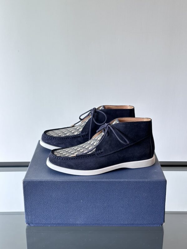 Christian Dior New Men's Suede Cowhide Leather Casual Boots - Image 4