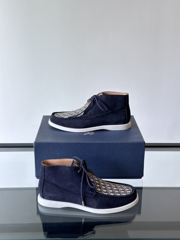 Christian Dior New Men's Suede Cowhide Leather Casual Boots - Image 5