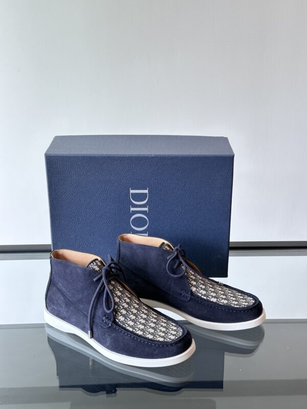 Christian Dior New Men's Suede Cowhide Leather Casual Boots