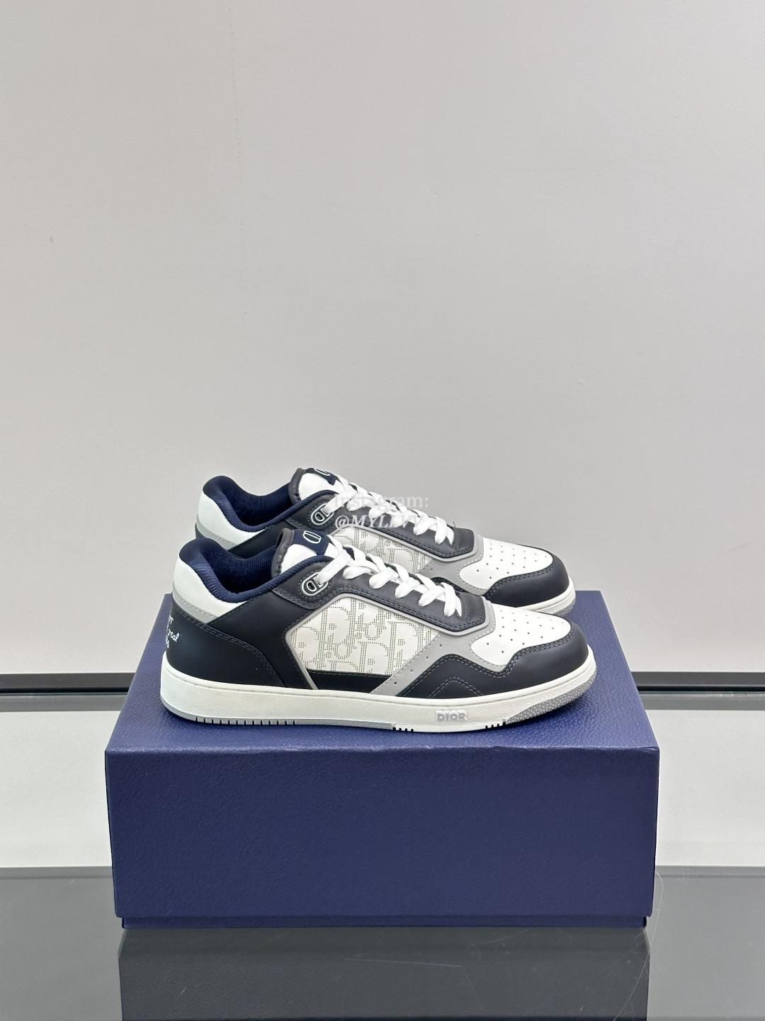 Christian Dior Peace Sign Pattern Low Cut B27 Casual Sports Shoes - Image 2