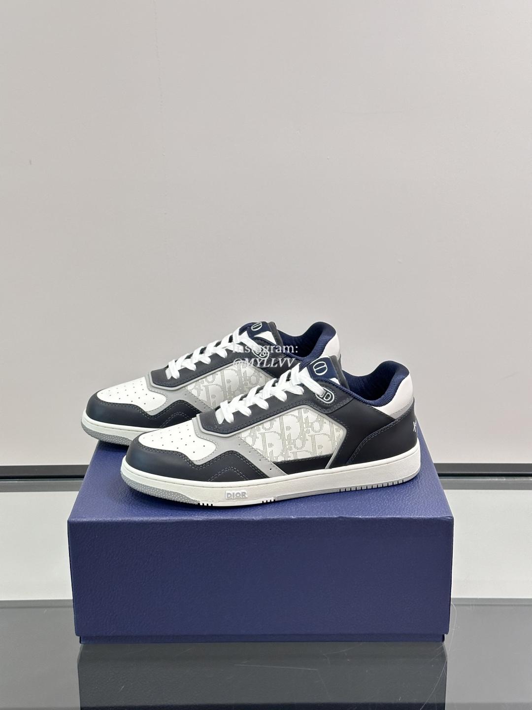 Christian Dior Peace Sign Pattern Low Cut B27 Casual Sports Shoes - Image 4