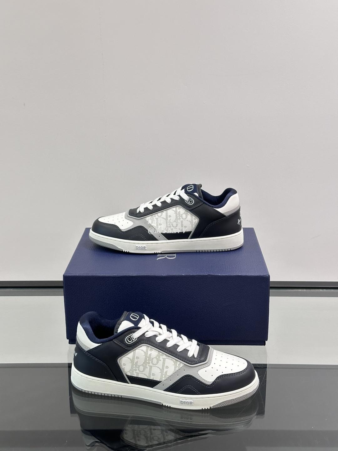 Christian Dior Peace Sign Pattern Low Cut B27 Casual Sports Shoes - Image 5