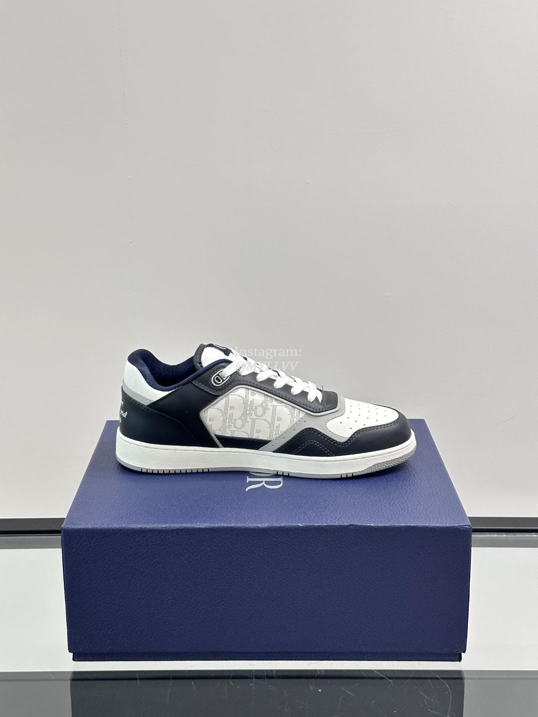 Christian Dior Peace Sign Pattern Low Cut B27 Casual Sports Shoes - Image 6