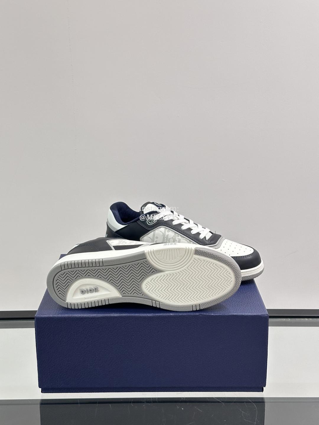 Christian Dior Peace Sign Pattern Low Cut B27 Casual Sports Shoes - Image 9