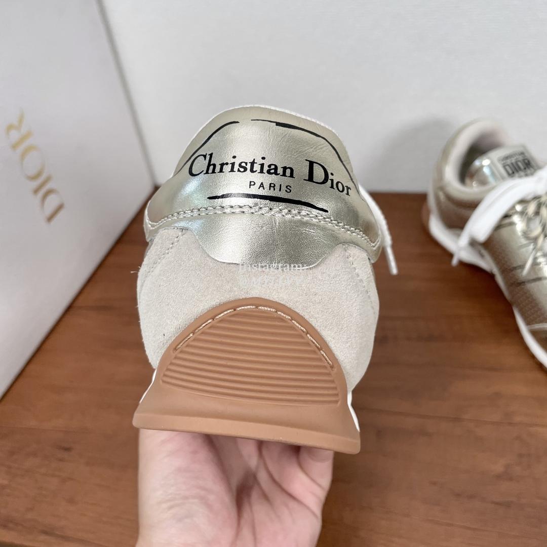 Christian Dior D-Sketch Nylon Cowhide Leather Men's Sports Shoes - Image 5