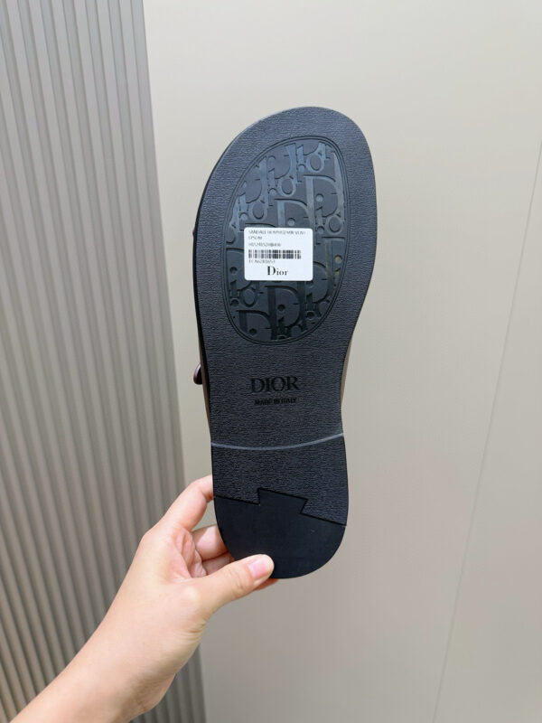 Christian Dior Aqua Oblique Printed Men's Sandals - Image 9