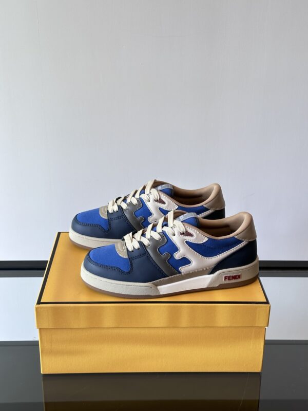 Fendi Match Cowhide Comfortable Casual Sports Shoes - Image 4