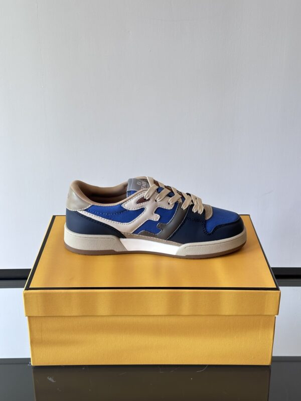 Fendi Match Cowhide Comfortable Casual Sports Shoes - Image 6