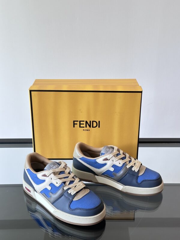 Fendi Match Cowhide Comfortable Casual Sports Shoes
