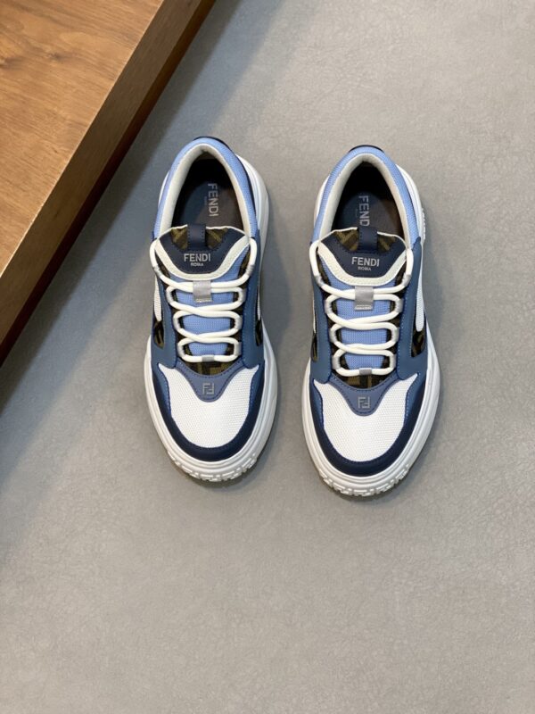 Fendi High Quality Napa Cowhide Leather Casual Sports Shoes - Image 2