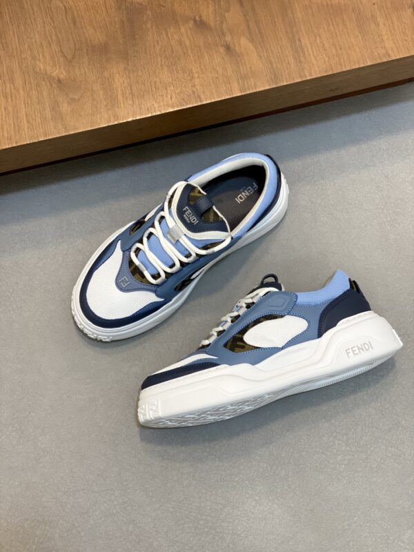 Fendi High Quality Napa Cowhide Leather Casual Sports Shoes - Image 5