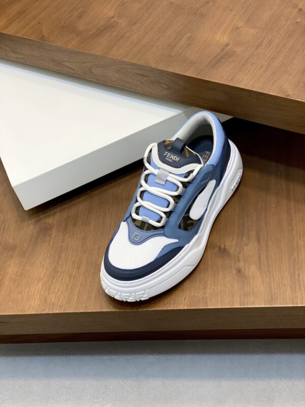 Fendi High Quality Napa Cowhide Leather Casual Sports Shoes - Image 6