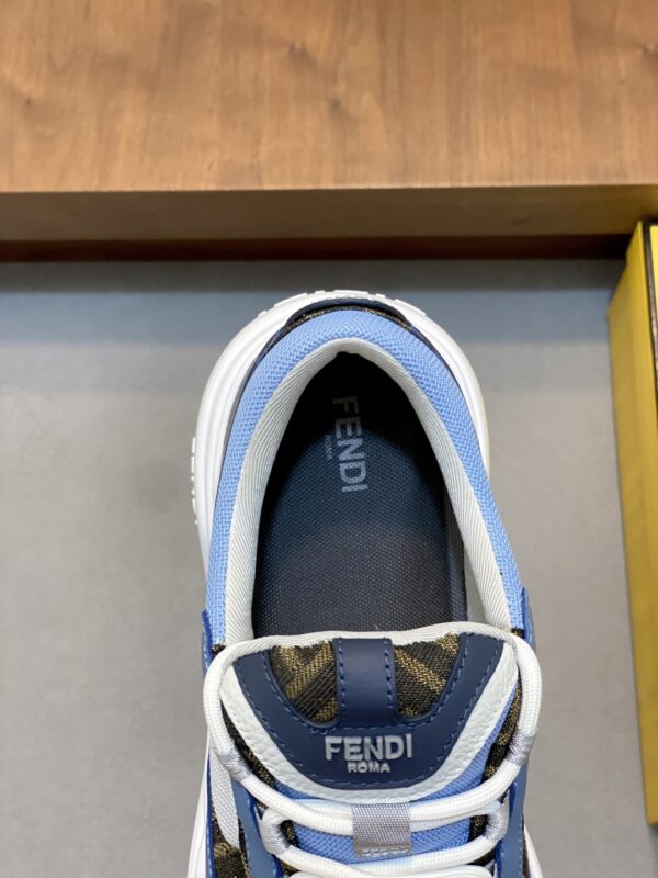 Fendi High Quality Napa Cowhide Leather Casual Sports Shoes - Image 7