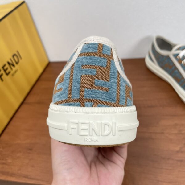 Fendi Couple's Embossed Canvas Sports Shoes - Image 8