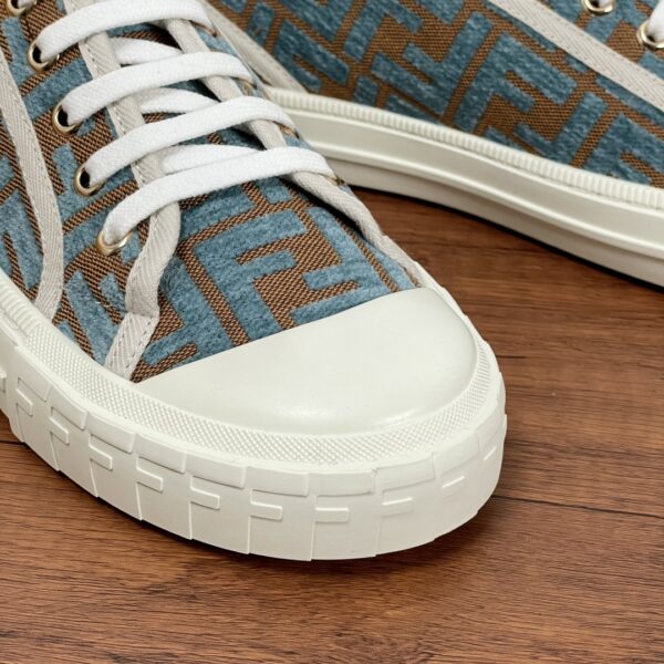 Fendi Couple's Embossed Canvas Sports Shoes - Image 6