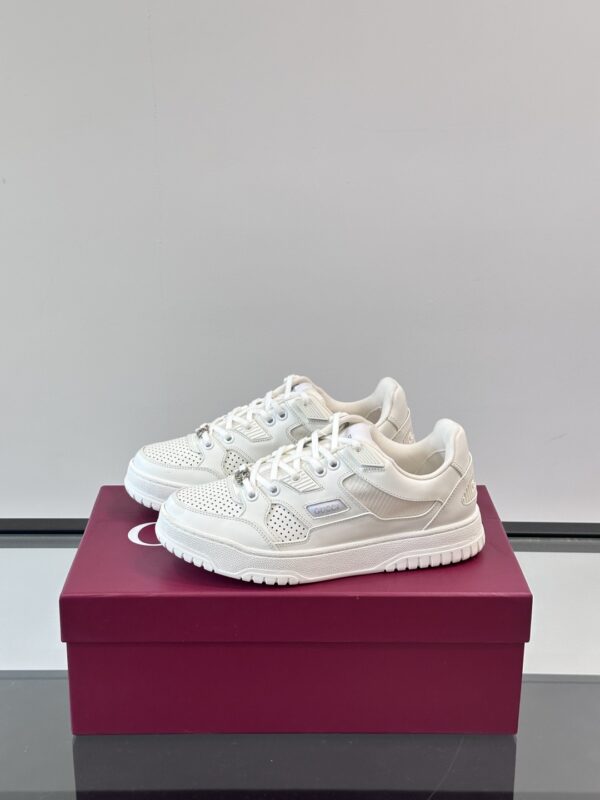 Gucci GG Couple's Cowhide Leather Casual Sports Shoes - Image 4