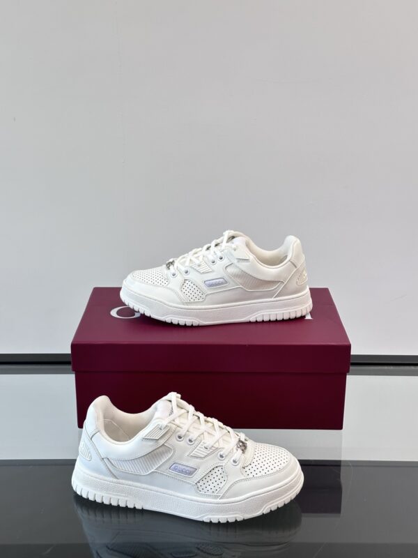 Gucci GG Couple's Cowhide Leather Casual Sports Shoes - Image 5