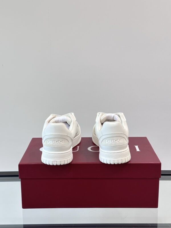 Gucci GG Couple's Cowhide Leather Casual Sports Shoes - Image 7