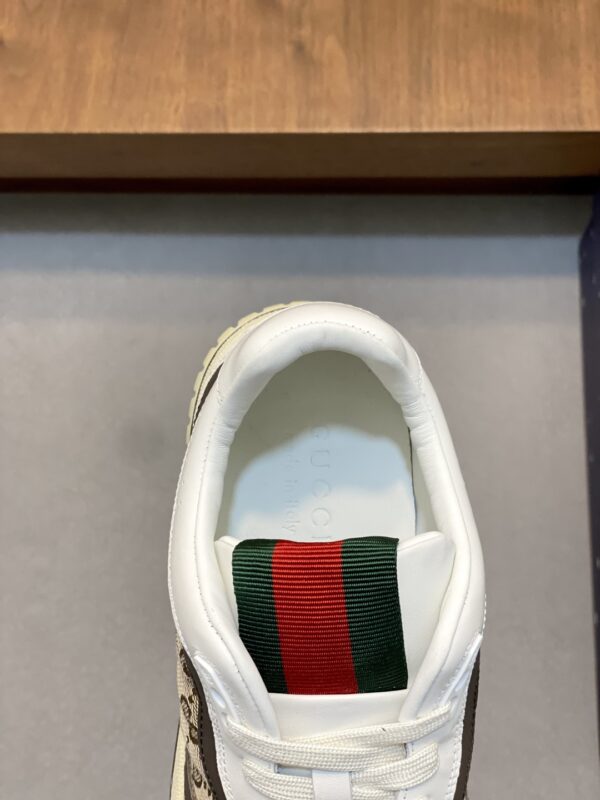 Gucci Re Web Series Men's Cowhide Leather Casual Sports Shoes - Image 7