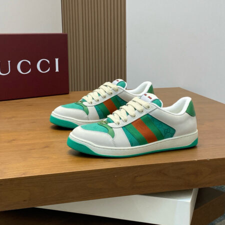 Gucci High Quality Cowhide Leather Men's Casual Sports Shoes