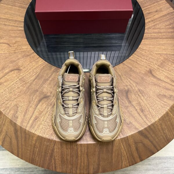 Gucci Men's Demetra And Mesh Fabric Casual Sports Shoes - Image 2