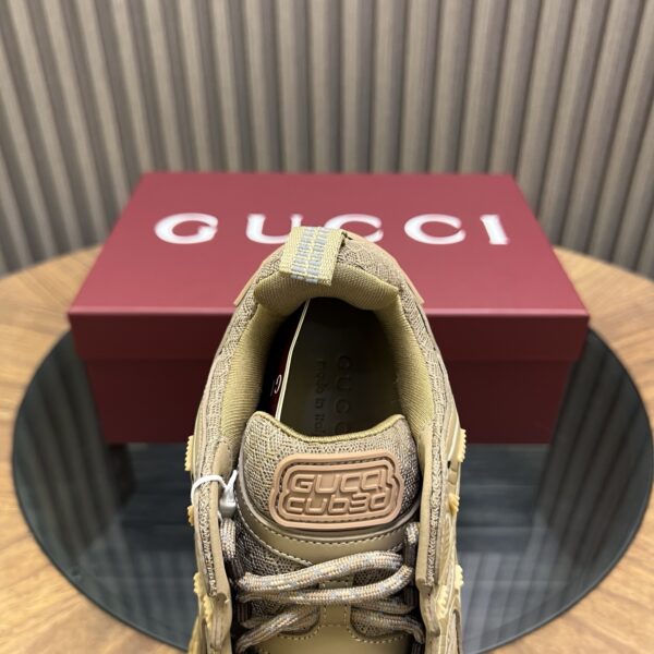 Gucci Men's Demetra And Mesh Fabric Casual Sports Shoes - Image 8
