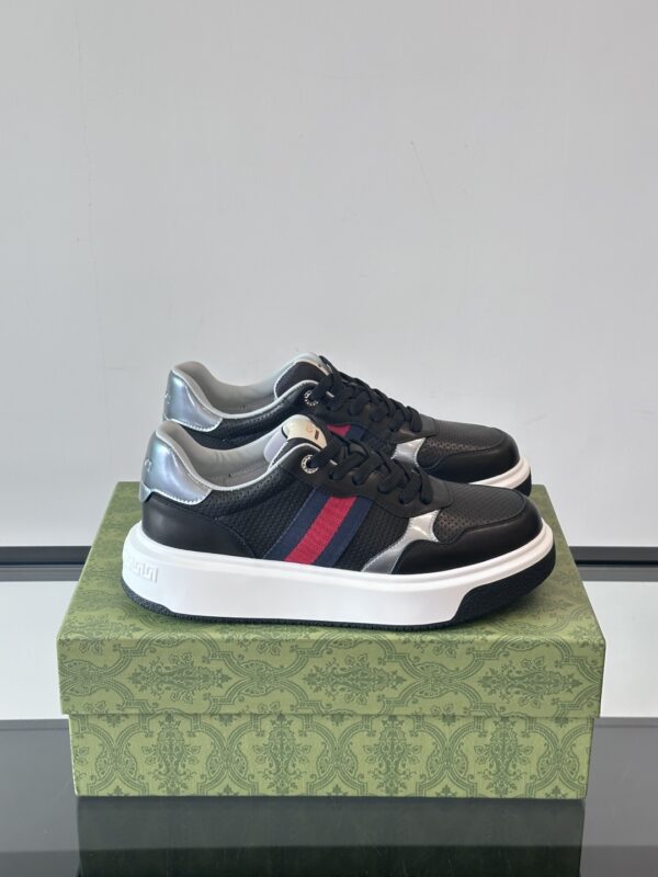 Gucci Men's Cowhide Leather GG Casual Sports Shoes - Image 2