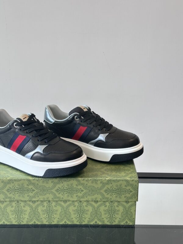 Gucci Men's Cowhide Leather GG Casual Sports Shoes - Image 7