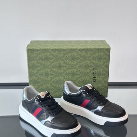 Gucci Men's Cowhide Leather GG Casual Sports Shoes