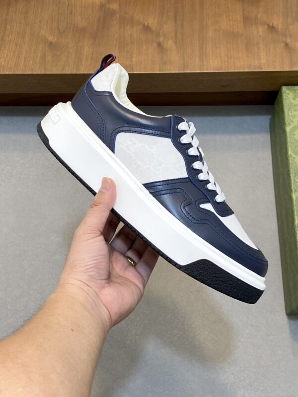 Gucci High Quality Men's Cowhide Leather Casual Sports Shoes - Image 4