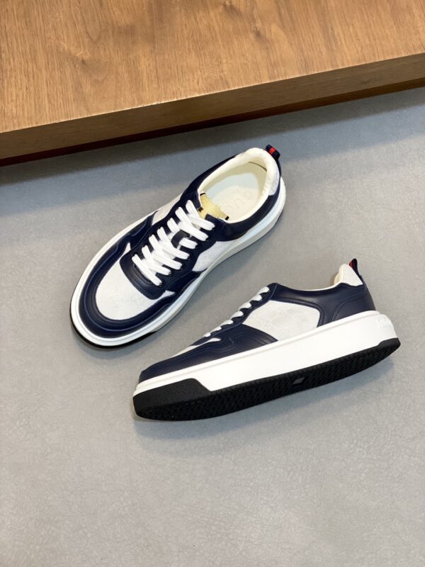 Gucci High Quality Men's Cowhide Leather Casual Sports Shoes - Image 5