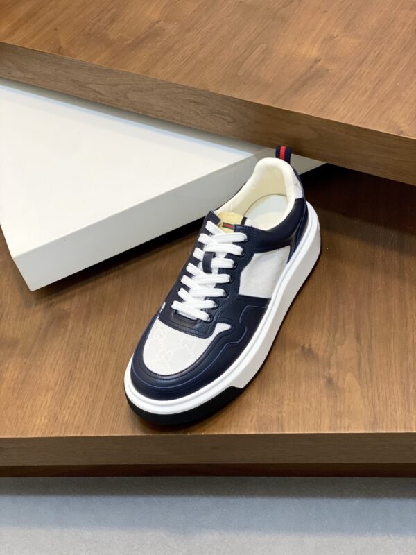 Gucci High Quality Men's Cowhide Leather Casual Sports Shoes - Image 6