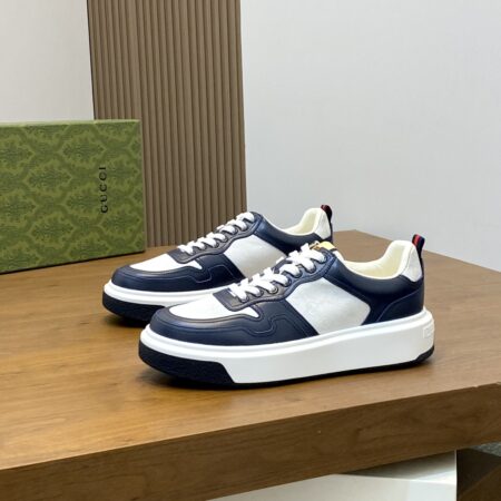 Gucci High Quality Men's Cowhide Leather Casual Sports Shoes