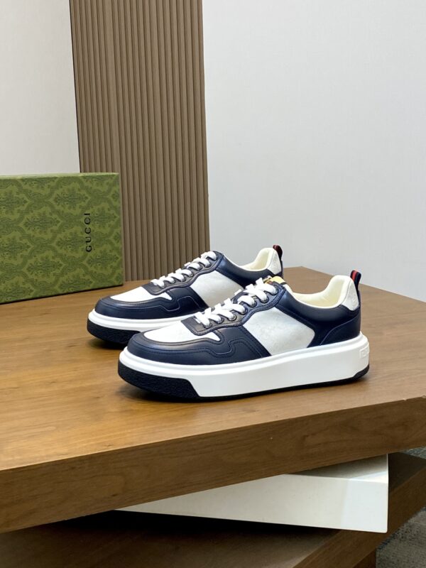 Gucci High Quality Men's Cowhide Leather Casual Sports Shoes