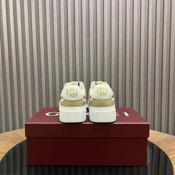 Gucci Men's Inner And Outer Cowhide Leather GG Sports Shoes - Image 7